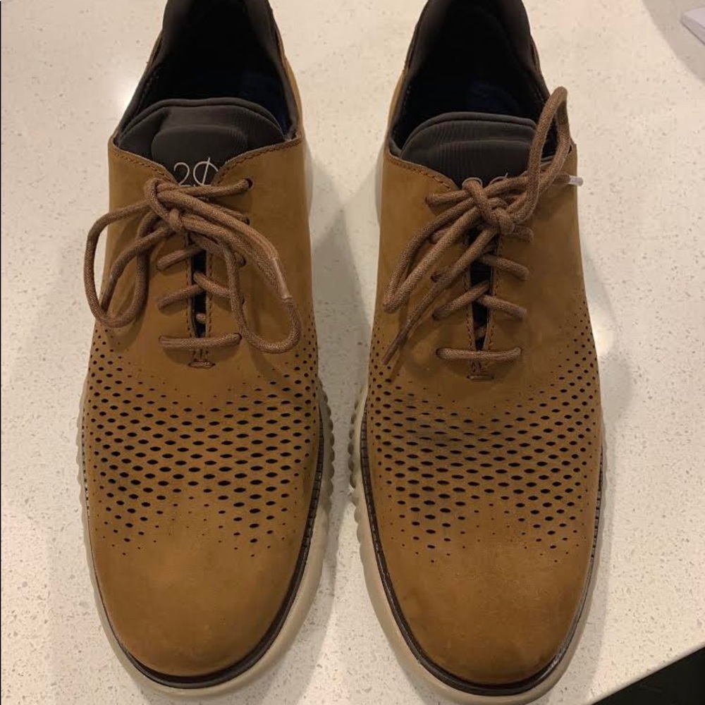 Cole Haan ZEROGRAND Lined Laser Wingtip Oxford